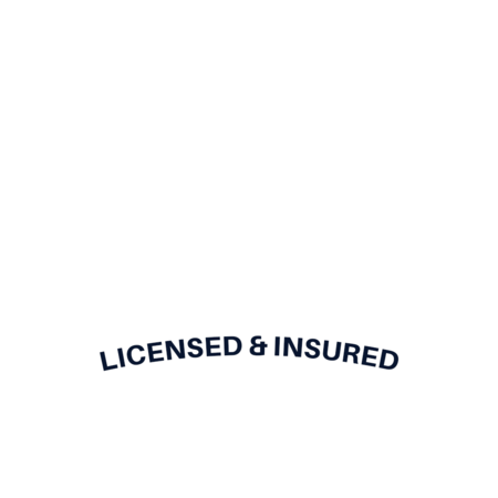 Licensed & Insured badge